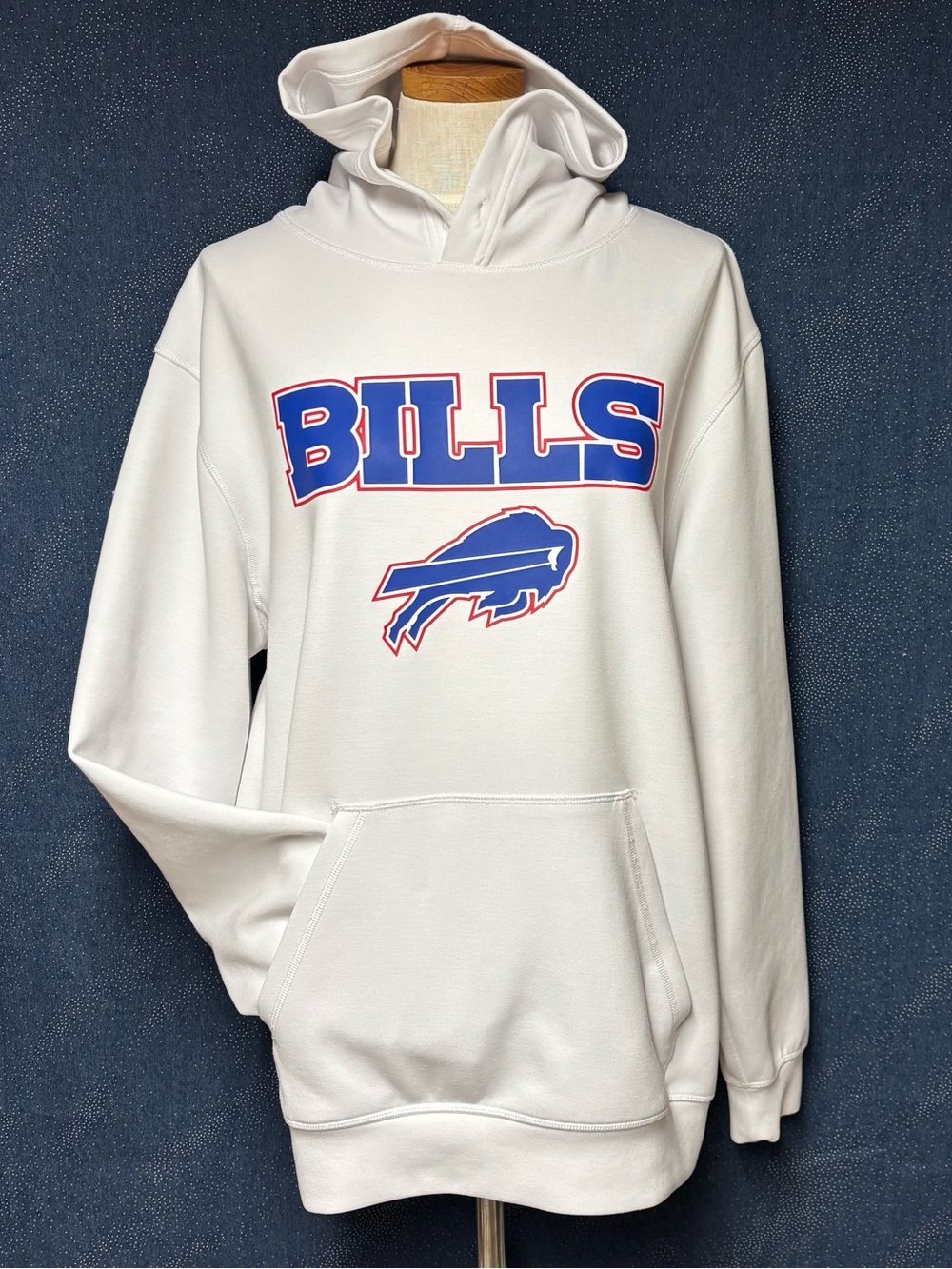 Buffalo Bills New Era White Hoodie UNISEX XL